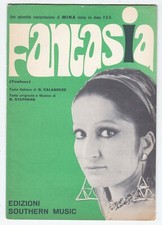 Spartito MINA Fantasia - CHRISTIAN C'e' tanto mare - ORCHESTRA 1968