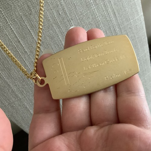 Collana oro satinato salmo 433 - collana,