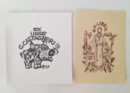 Lotto ex libris lorenzo - ex,