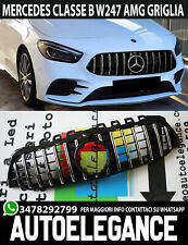 GRIGLIA ANTERIORE MERCEDES CLASSE B W247 MASCHERINA AMG PANAMERICANA CROMATA