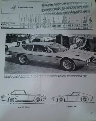 Lamborghini espada - espada,