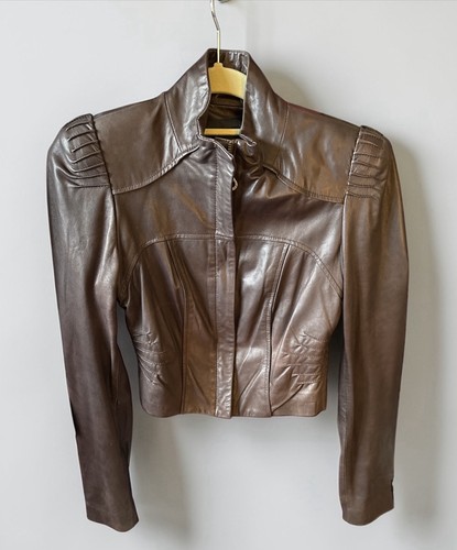 Giacca in pelle y2k - giacca,