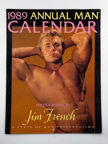 Calendario annuale uomo 1989