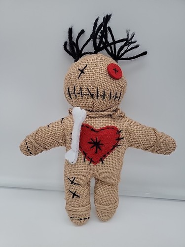 Bambola voodoo burlap bound - bambola,