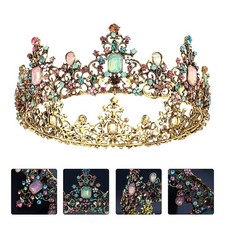1pc Femmes Baroque Round Crown