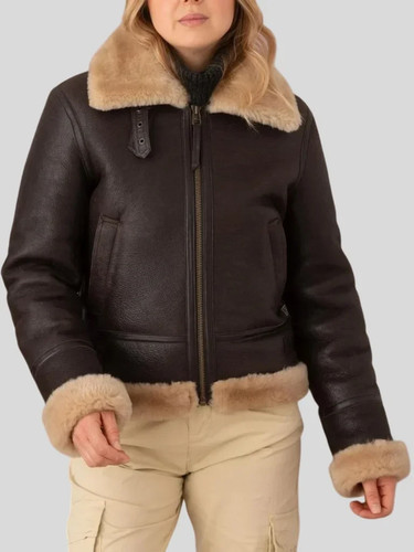 Giacca donna pelle shearling
