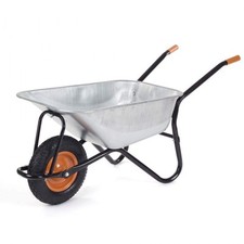 Carriola rinforzata carriola per cantiere o giardino, 100 litri massimo 200kg