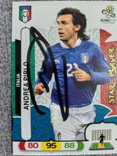 Andrea Pirlo autografo signed card Panini