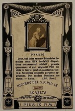 Papa pio santino con - santino,