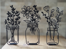 Fiori vaso arte 3d - fiori,