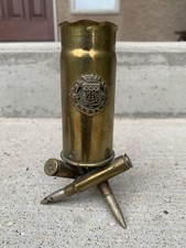 Vintage Trench Art Vase WW2