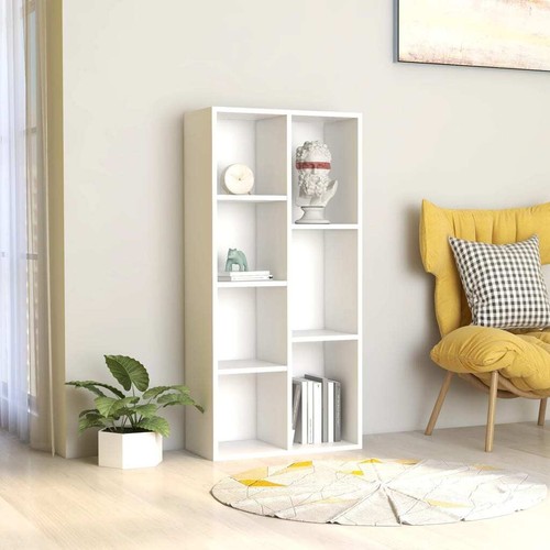 Libreria bianca 50x25x106 - 50x25x106, cm