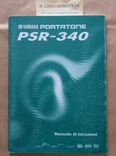 YAMAHA manuale di istruzioni Portatone PSR340 per Tastiera 