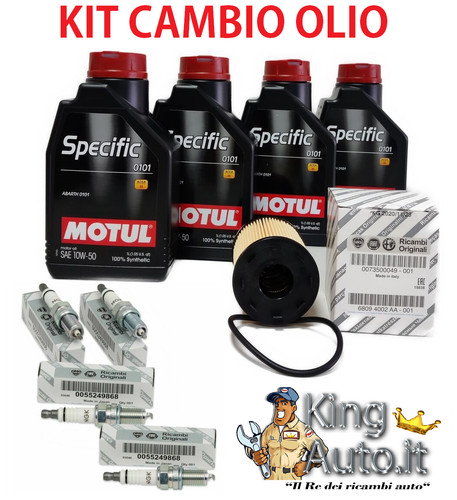 Kit tagliando olio motul 10w50 - kit,