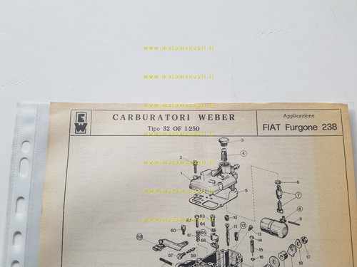 Weber carburatore 1 250 - weber, 1/250