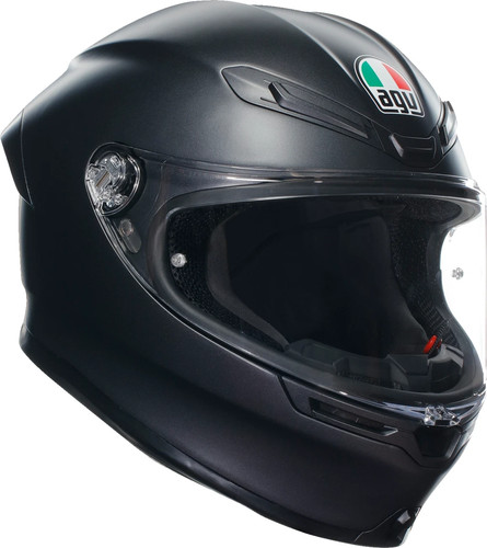 Agv helmet matte black - k6,