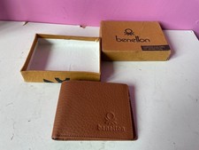 Portafoglio Benetton in pelle