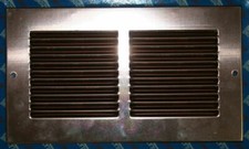 GRIGLIA DI AREAZIONE IN RAME mm 240x140 CON RETE ANTI INSETTI