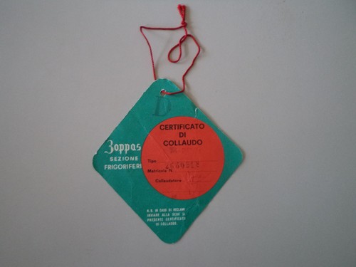 Certificato di collaudo - certificato,