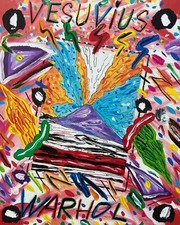 BRUNO DONZELLI  - VESUVIUS WARHOL - SERIGRAFIA 50x40 (OPERA INCORNICIATA)