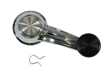 Manovella finestrino cromata