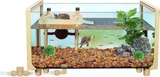 Acquario per tartarughe in vetro 50,6L x 23,8l x 25,8H cm