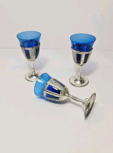 Bicchieri liquore blu - bicchieri, da