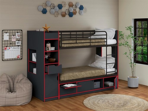 Letto castello contenitore - letto, a