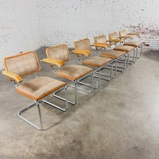 6 Bauhaus Cantilever Armchairs