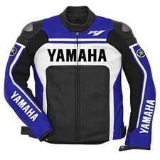 YAMAHA Veste en Cuir de Motard