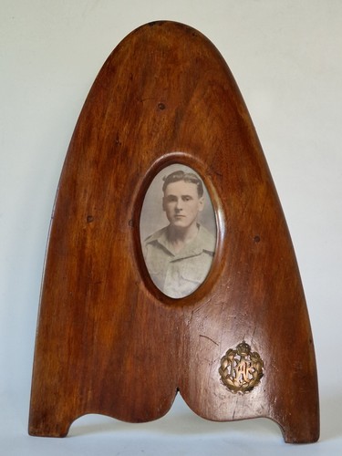 Vintage trench art wooden - vintage,