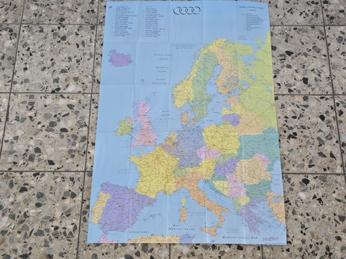 Mappa stradale originale - , audi