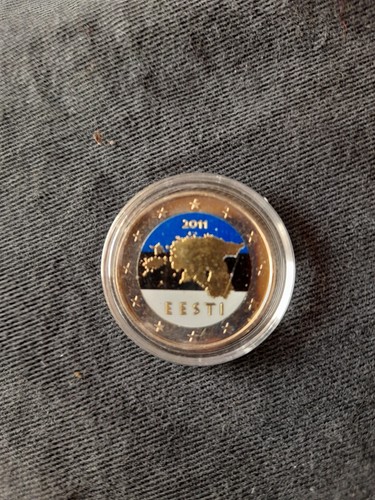 Euro couleur estonie - couleur,
