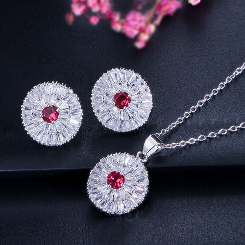 Collana donna pendente zirconi