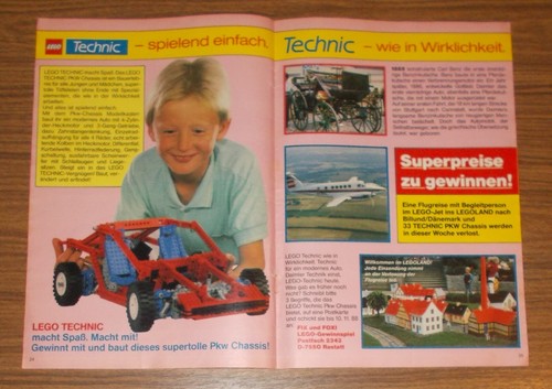 Rara pubblicità lego technic - pubblicità,