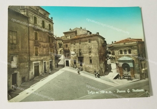 Dd573 cartolina tolfa - dd573, piazza