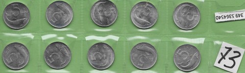 Lotto monete 5 lire del - ,