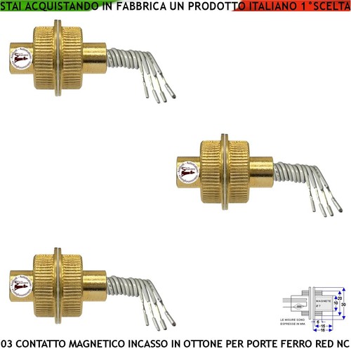 Sensori magnetici ottone - magnetici,