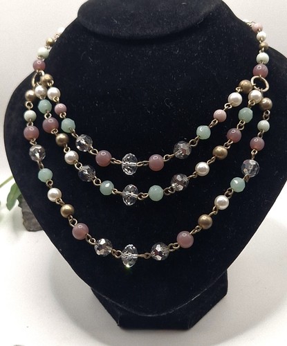 Collana vintage multi - multi, filo