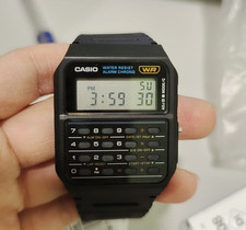 Casio CA-53W-1Z Databank Digital Calculator Orologio sveglia al quarzo con...