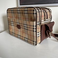 Borsa In Pelle Burberry Vintage Grande