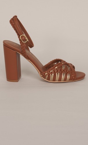Sandalo twinset intrecciato - sandalo,