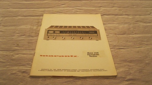 Marantz 2226 stereophonic - marantz,