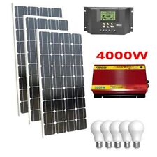 Kit Fotovoltaico 3KW Pwm Inverter 4000W Pannello Solare 300W regolatore 50 amp