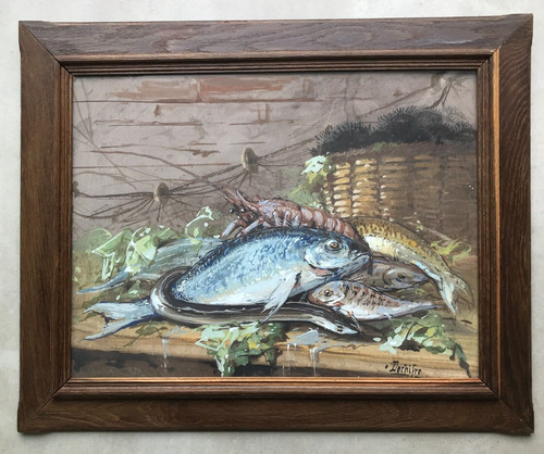Pesci crostacei firmato - pesci,