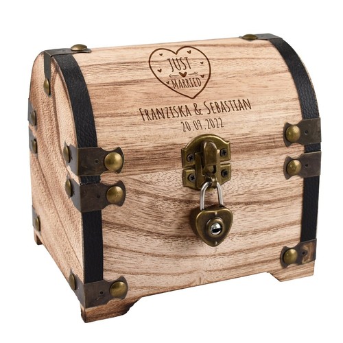 Legno scrigno con - legno,
