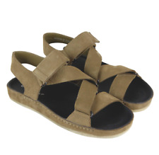 Sandali Clarks Originals Ranger Sport da uomo UK 11 G oliva nabuk chiusura touch