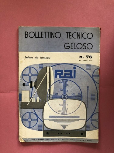 Bollettino tecnico geloso - n, 76