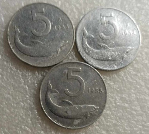 Monete repubblica italiana - italiana, 5