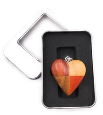 Portachiavi Legno Cuore Amore
